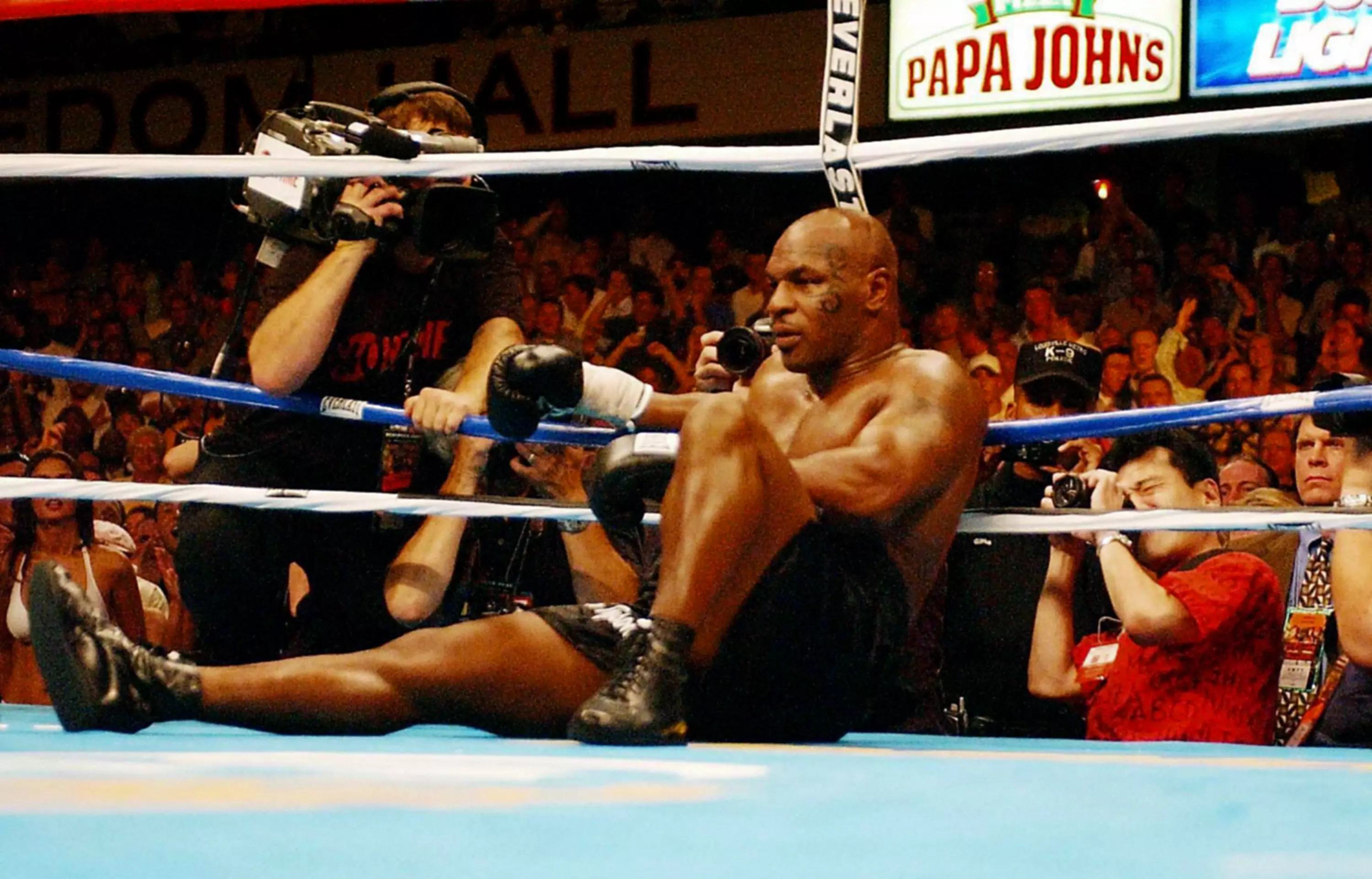 Tyson after being stopped in his penultimate fight against Danny Williams. Image: PA Images