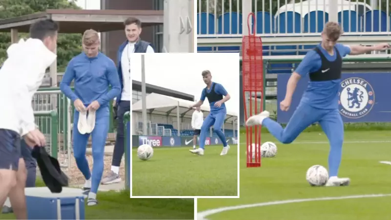 First Footage Of Timo Werner In Chelsea Training Emerges Online