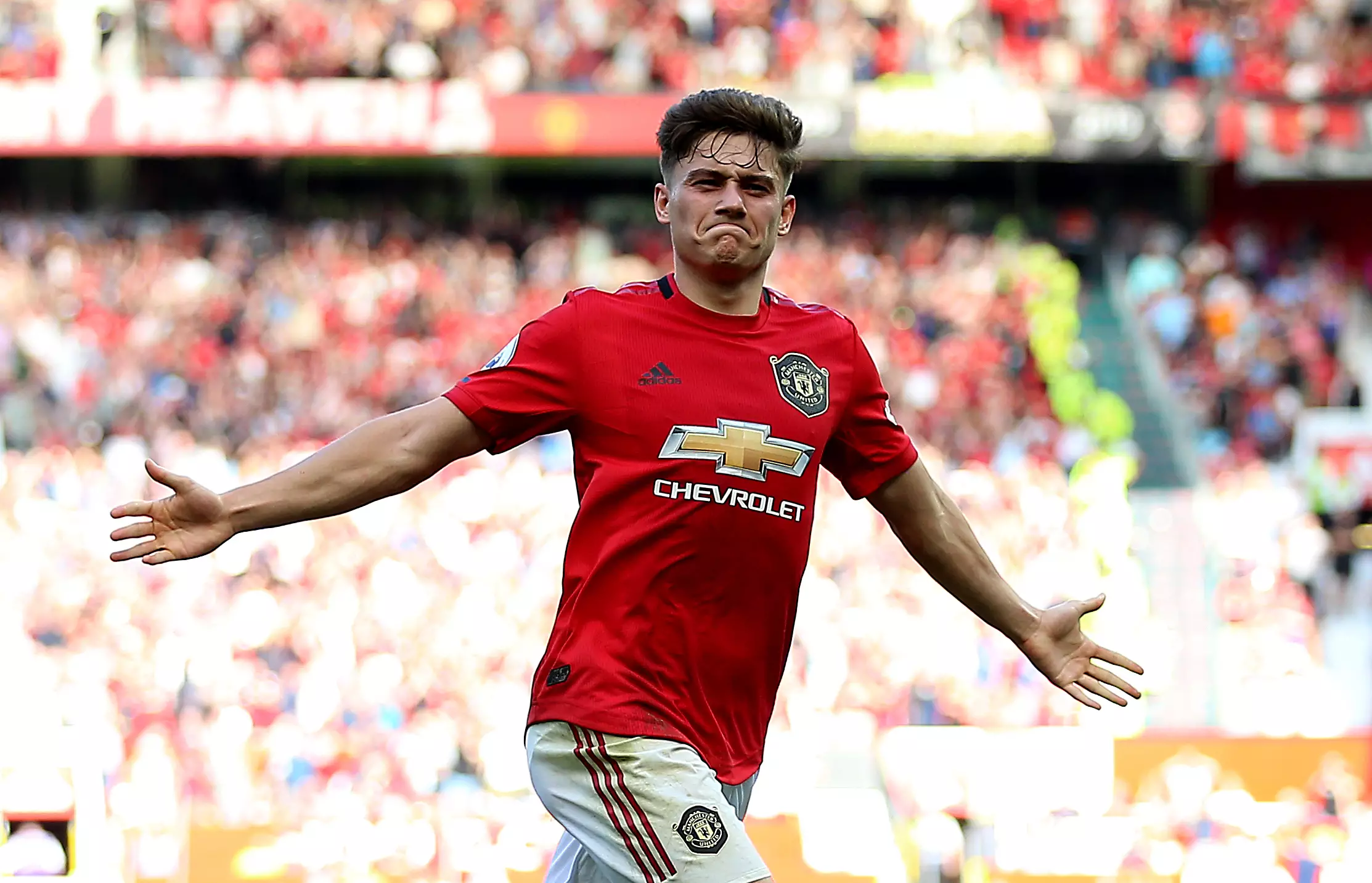 Daniel James has been one of United's best players this season, which isn't saying much. Image: PA Images