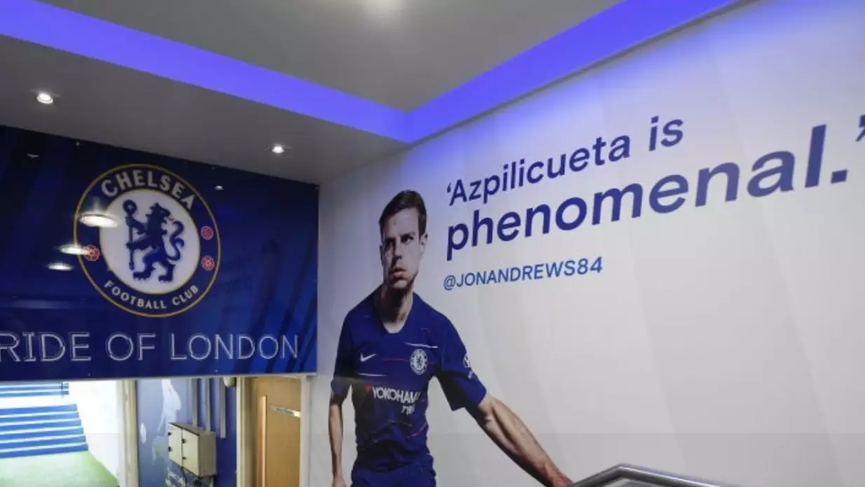 Chelsea Have Motivational Tweets From Fans On Walls Of Stamford Bridge Tunnel