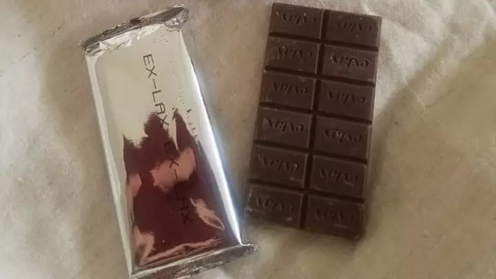 Man Accidentally Eats Whole Bar Of Laxative Chocolate To His Wife's Amusement