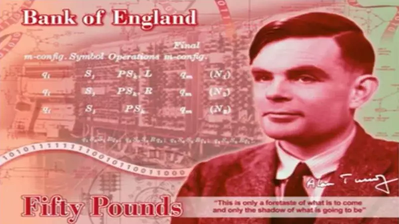 Alan Turing Is The New Face Of The New £50 Bank Note