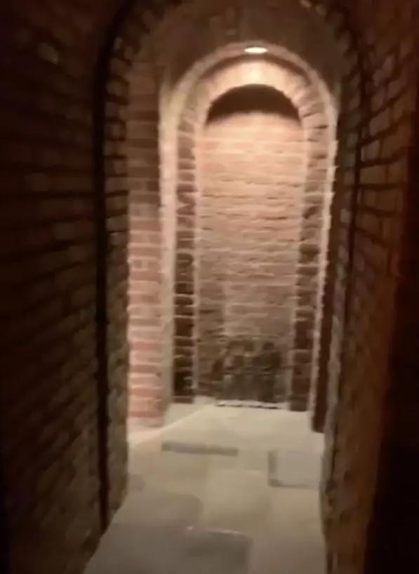 The door led through to a secret passageway.