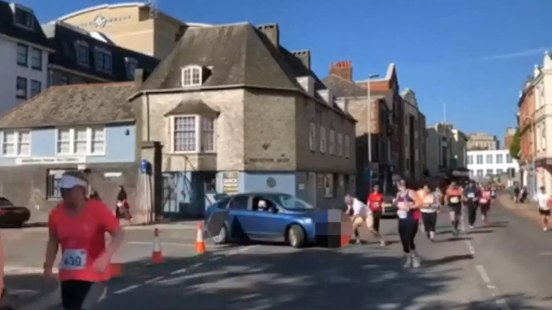 Woman Drives Through Plymouth Half Marathon And Causes Absolute Chaos