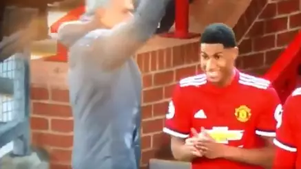 Manchester United Fans In Hysterics Over What Rashford Said To Lingard As He Replaced Him