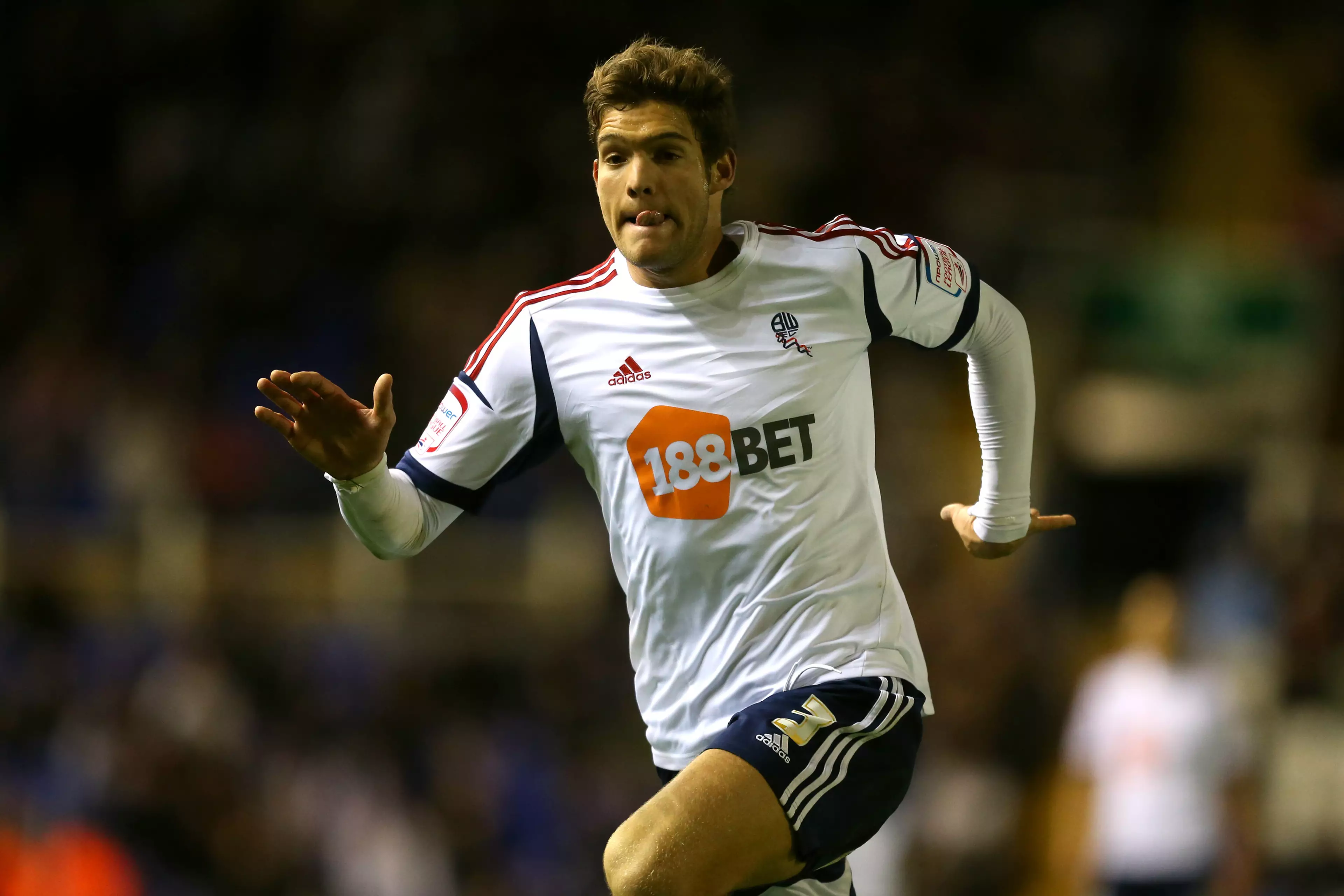 Alonso in action for Bolton. Image: PA