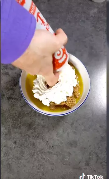 The whipped cream is just a bit too much (