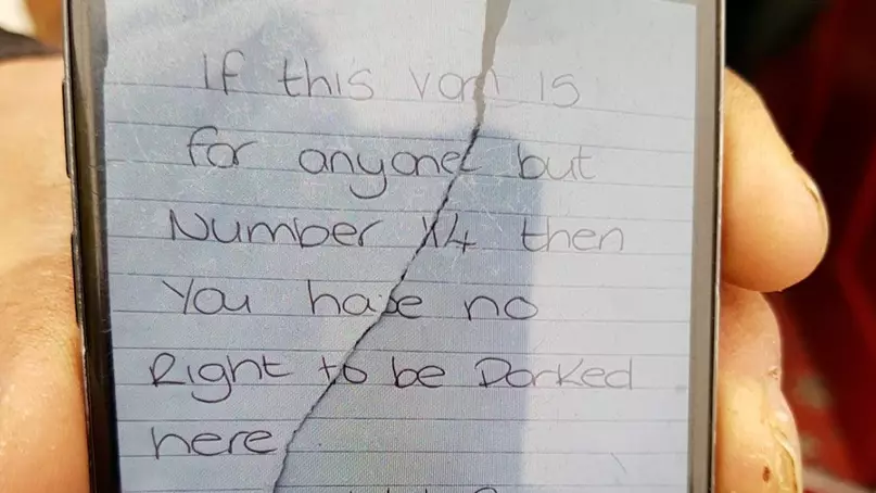 Woman Arrested After Leaving Angry Note On Ambulance