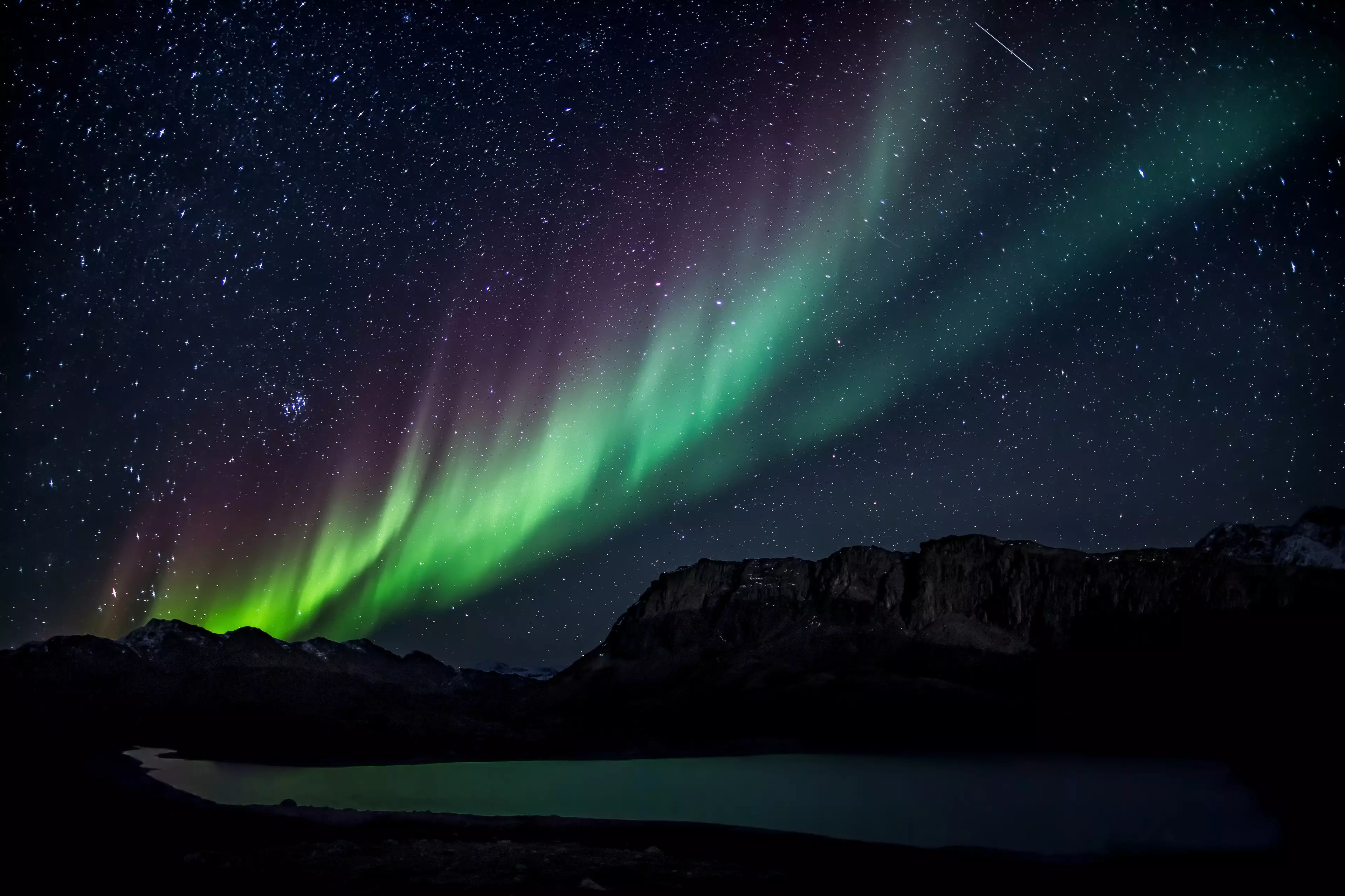Northern lights pictured in Greenland (