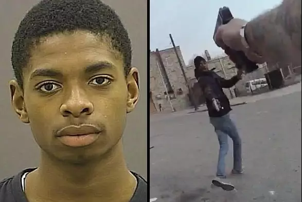 Teenager Shot Dead Seconds After Pulling A Gun On Cop 