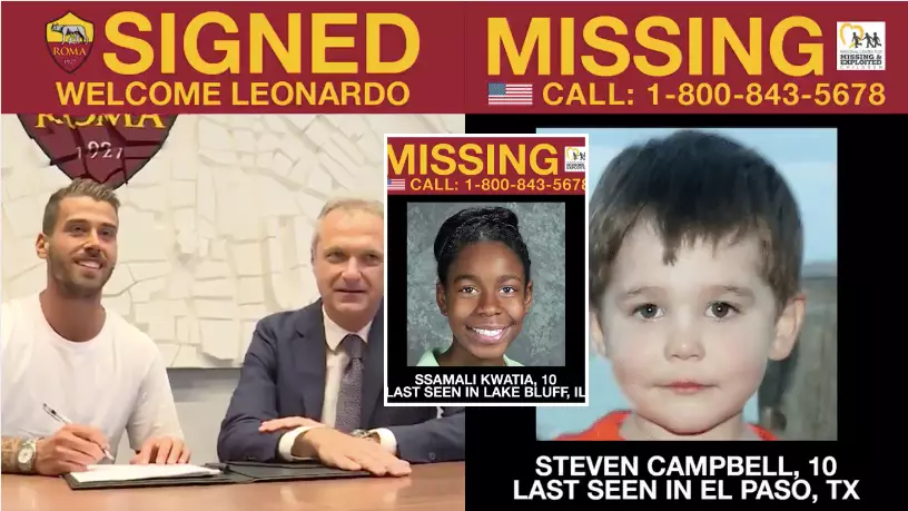 Roma Are Using Summer Signing Videos To Raise Awareness For Missing Children