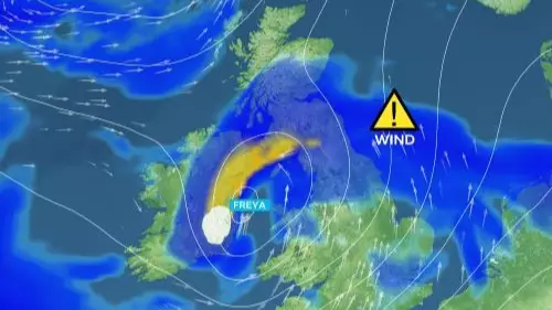 ​Met Office Issues 'Danger To Life' Warning As Storm Freya Hits UK 