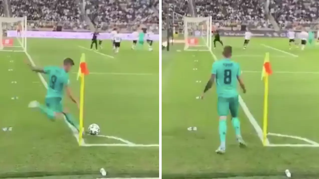 New Angle Of Toni Kroos' Corner Goal Shows His Incredible Quick Thinking