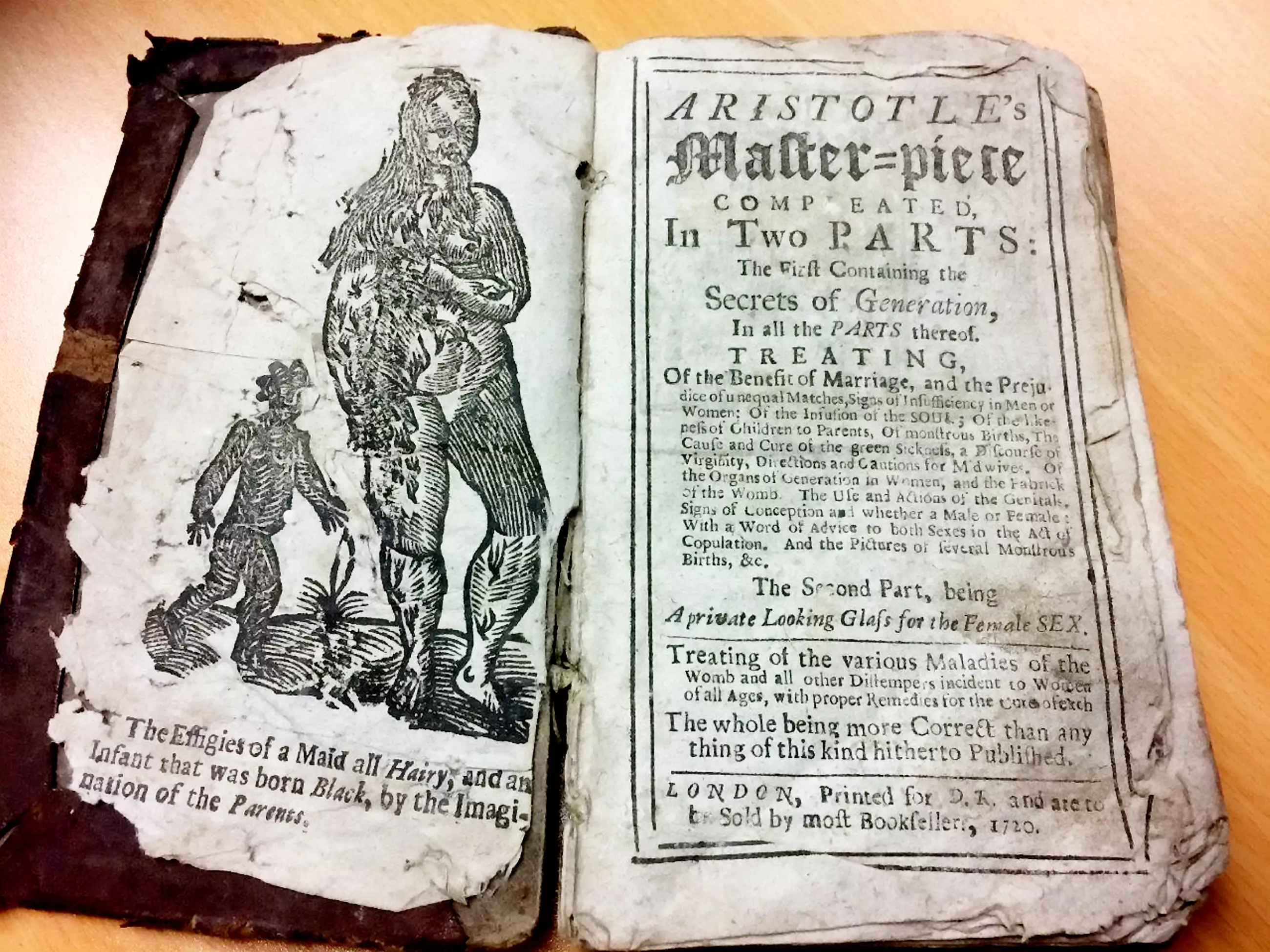 The book could fetch hundreds of pounds at auction.