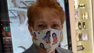 Pauline Hanson 'Loves' Her New Golliwog Face Mask