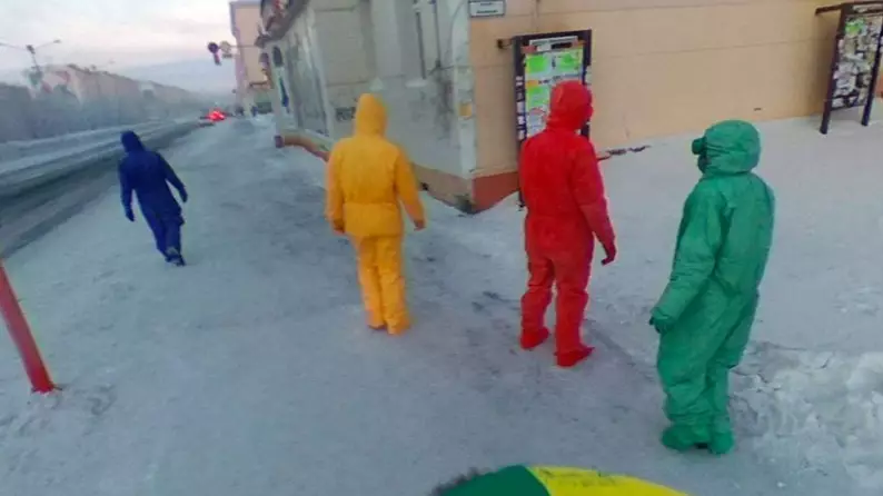 Google Maps Users Spot Real-Life Teletubbies Walking Down Russian Street