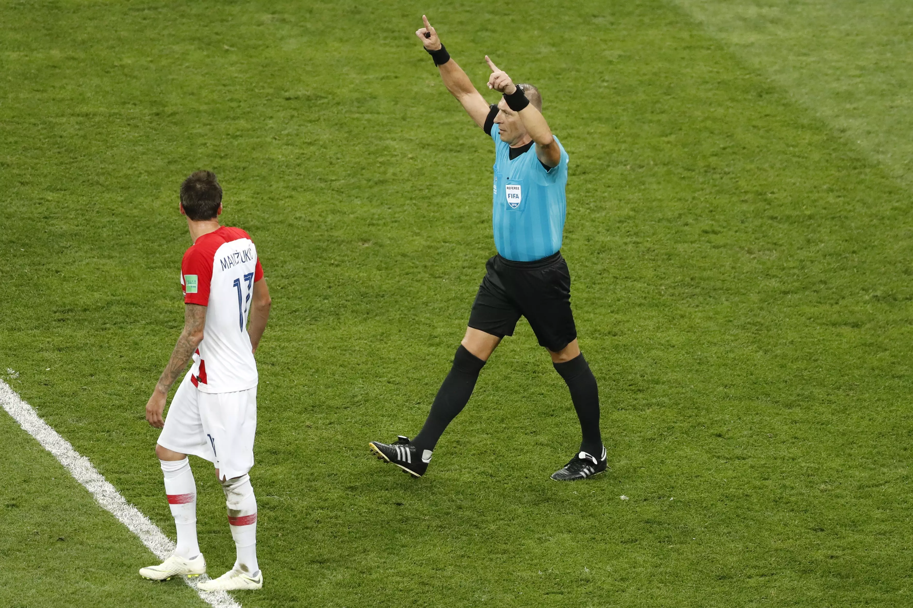 VAR still had its controversies in the World Cup, especially in the final. Image: PA Images