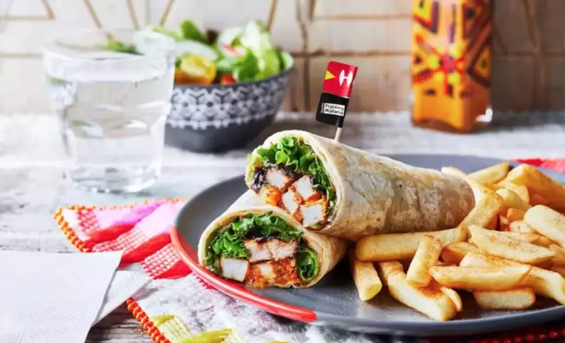 The Mozam Wrap is one of the most recent additions to the Nando's menu. (