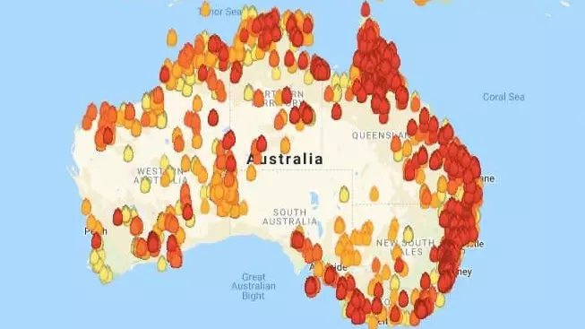 Loads Of Misleading Maps About The Bushfire Crisis Are Going Viral