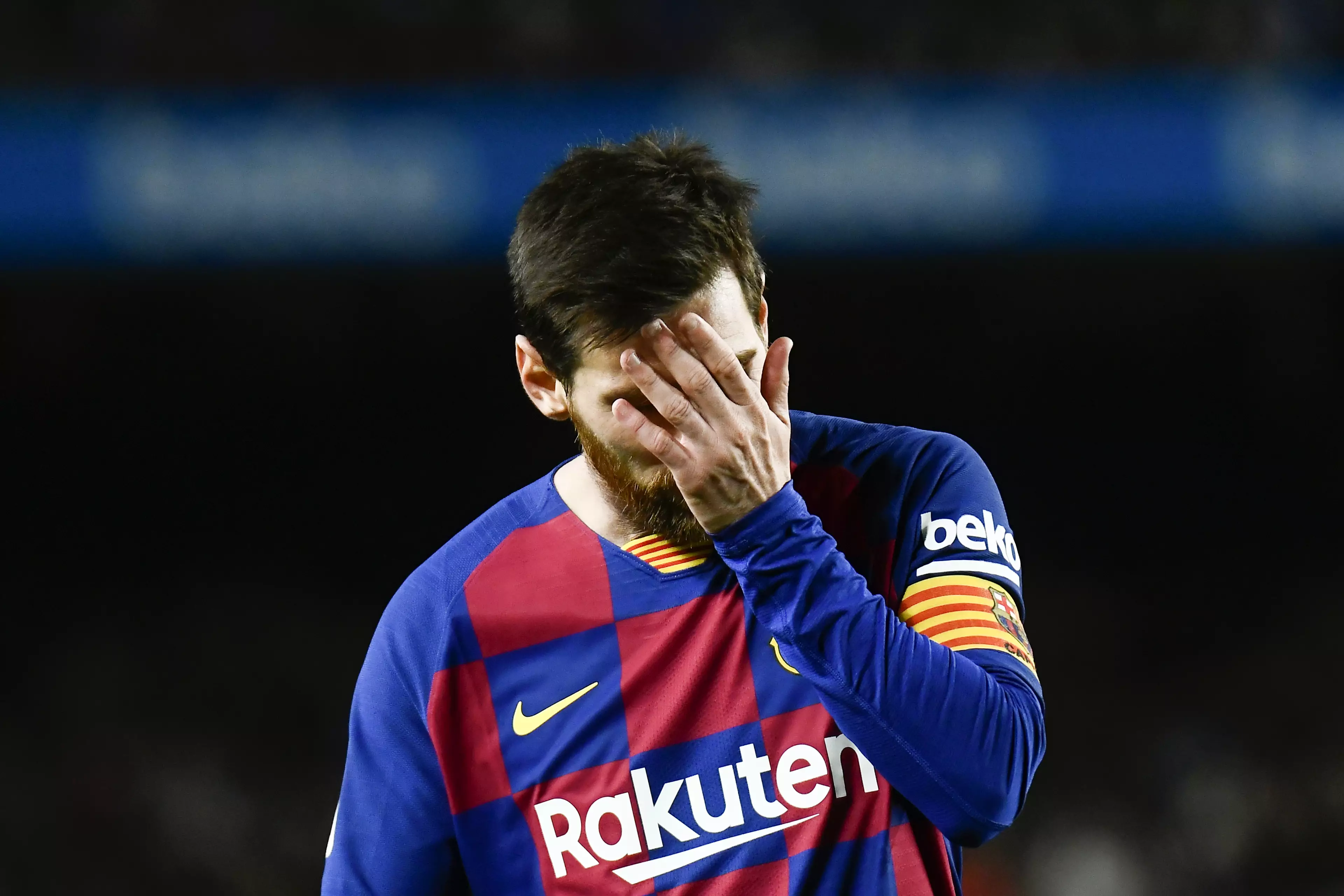 Life at the Camp Nou isn't good for Messi right now. Image: PA Images