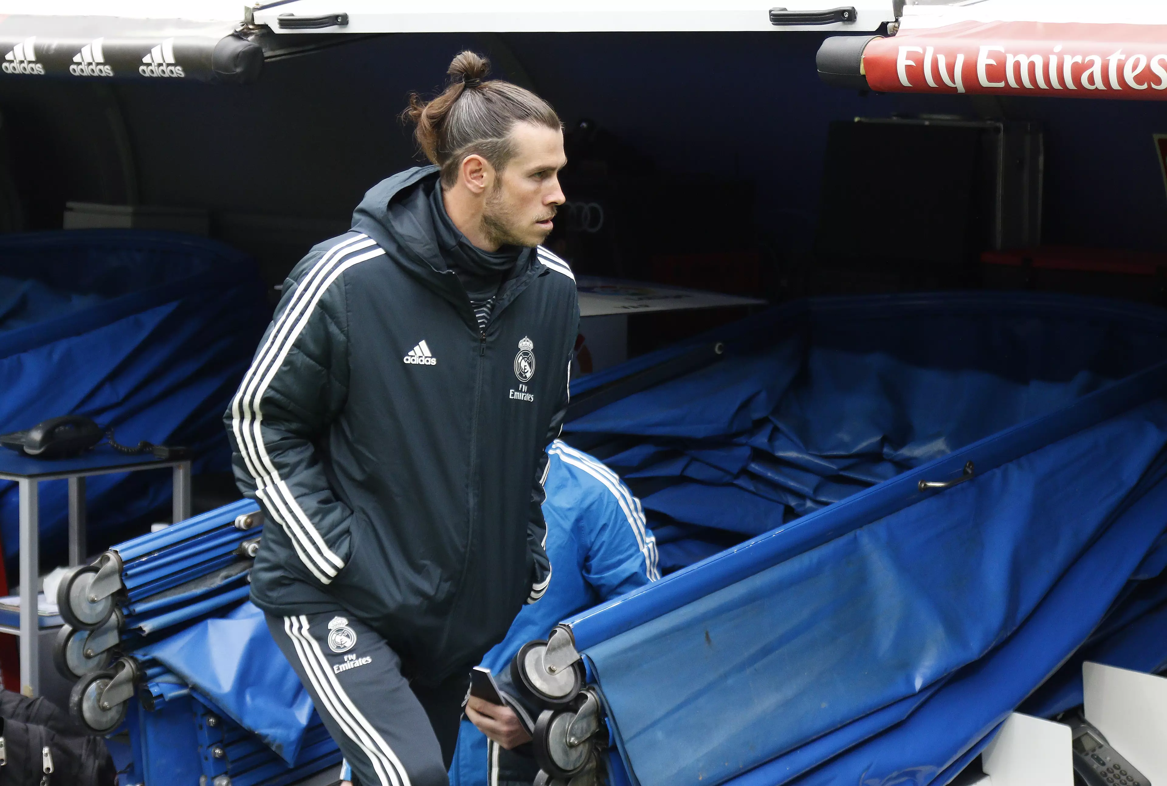 Bale ended the season as an unused sub in what could be his last game for Real. Image: PA Images