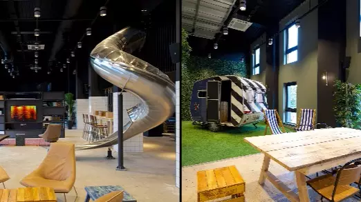 New Student Accommodation In Glasgow Has Slide And Festival Area