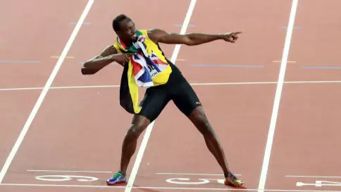 David Beckham Posts Touching Tribute To Usain Bolt After Final 100m Race