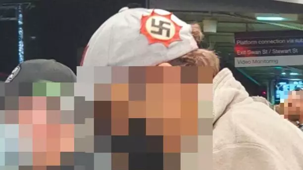 Melbourne Man Seen Wearing Nazi Swastika After The Footy