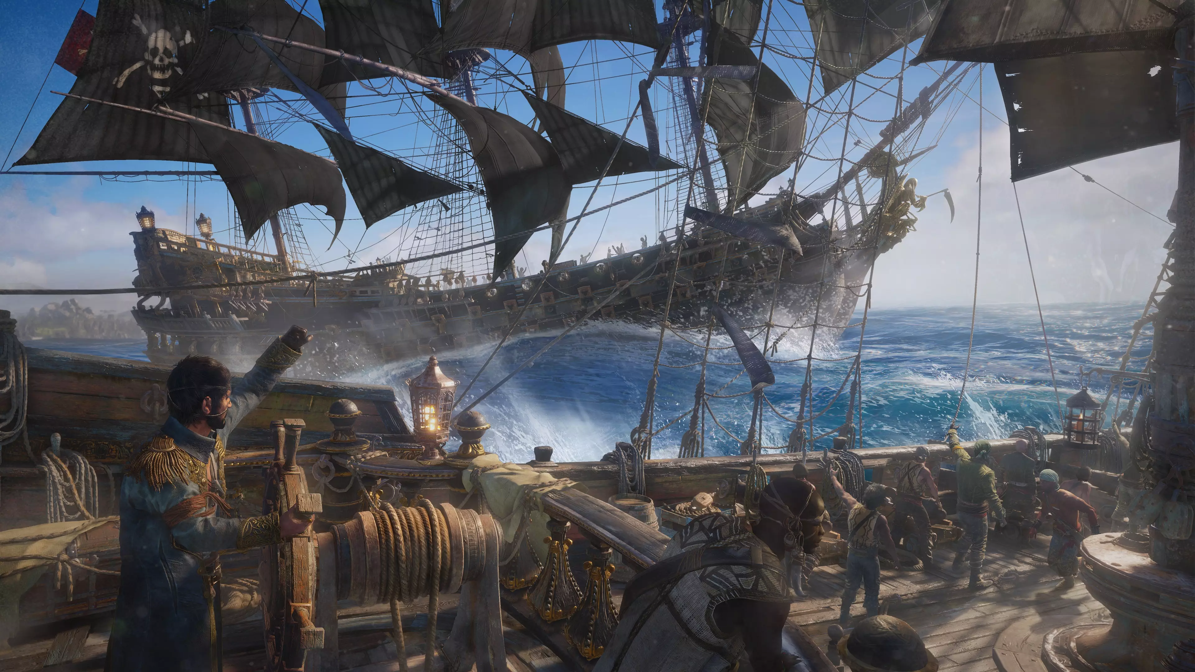 The ship v ship combat is lifted straight from Assassin's Creed