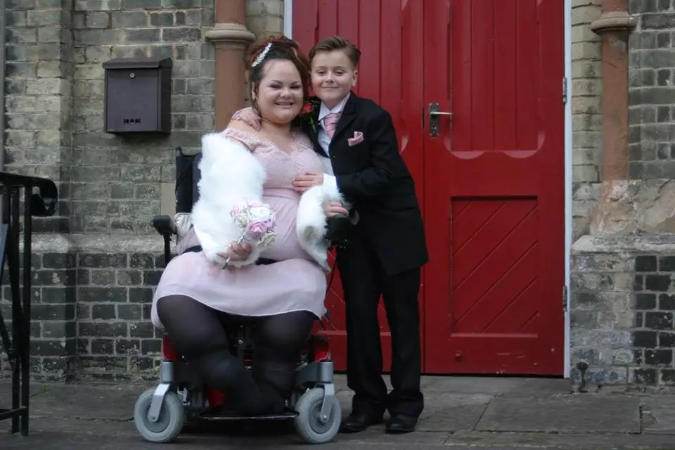 Abbey, mum to Tyler-Jay (pictured) is always campaigning online for disabled rights. (