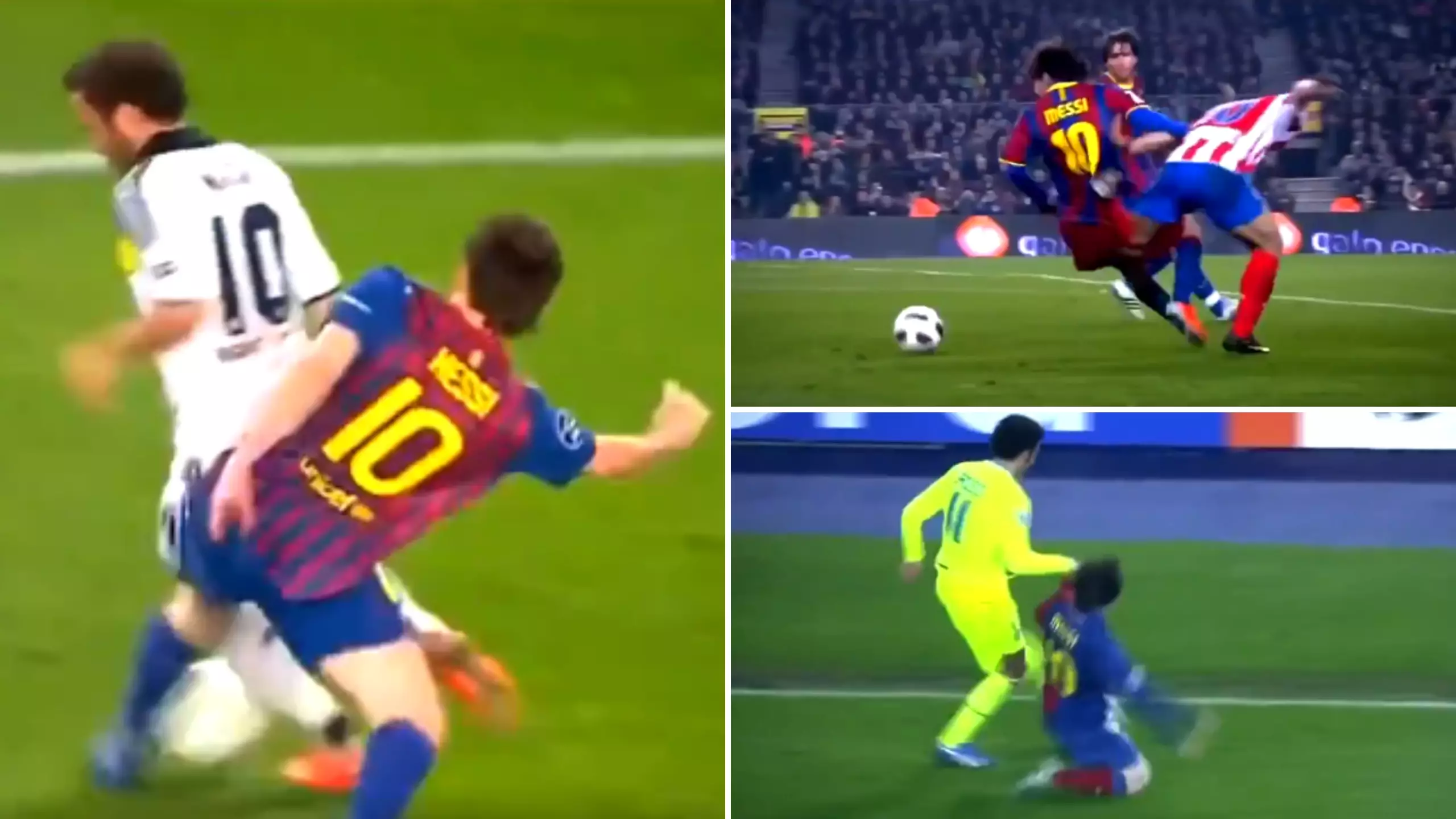 Compilation Of Lionel Messi Being 'The World's Best Defender' Laughs At 'Lazy' Myth