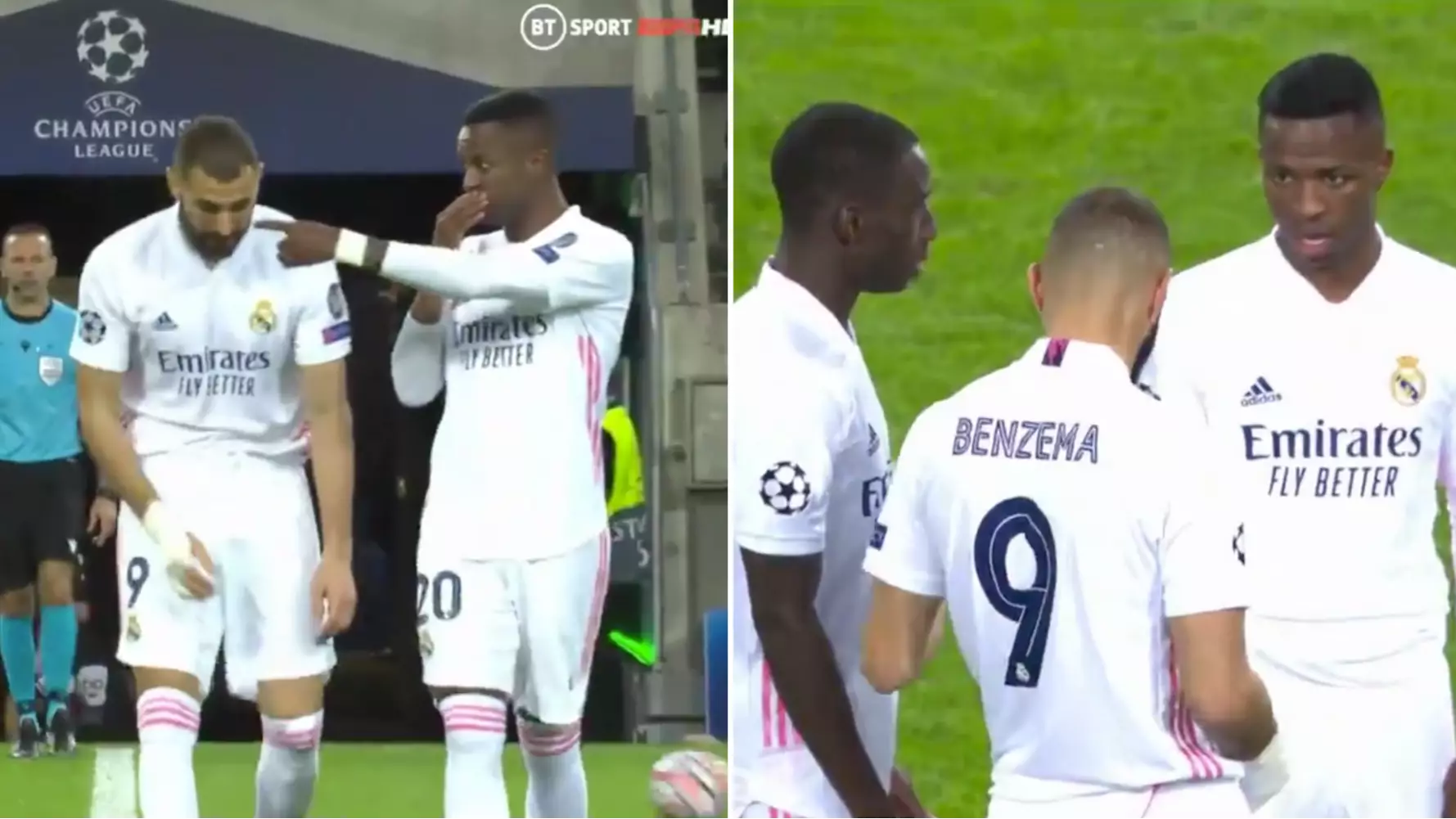 Footage Of Karim Benzema Talking Face-To-Face With Vinicius Jr Emerges After Tunnel Rant