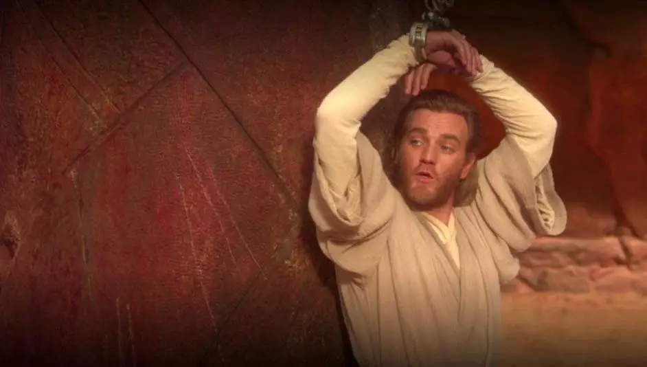 Ewan McGregor as Obi-Wan Kenobi in 2002's Attack of the Clones /
