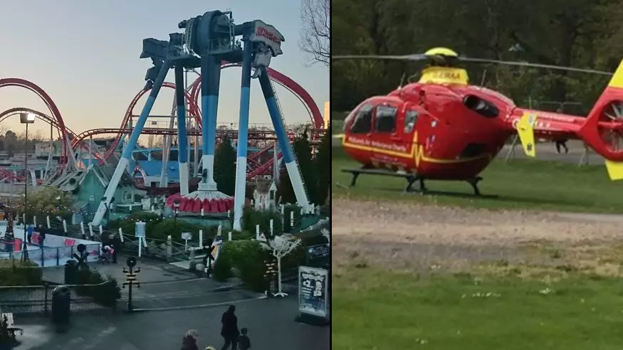 Eleven-Year-Old Girl Airlifted From Drayton Manor After Serious Incident