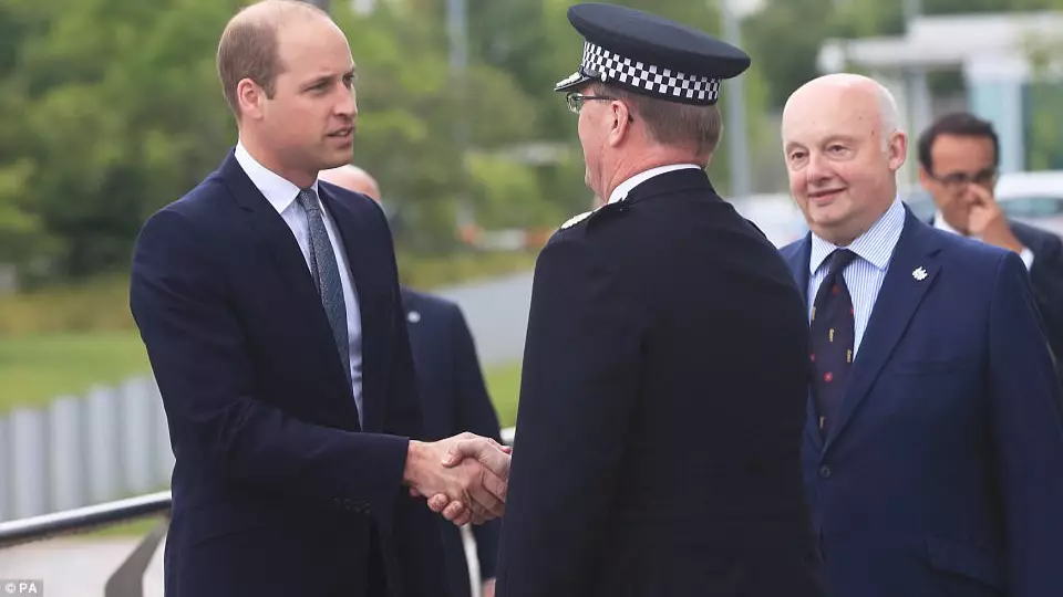 Prince William Visits Manchester To Meet The Heroic Emergency Services 
