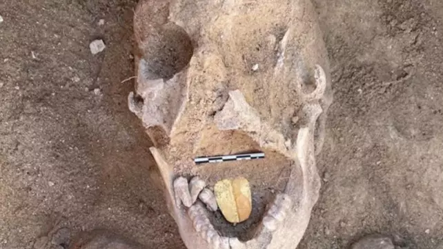 Gold Tongued Mummy Discovered In 2,000-Year-Old Burial Site