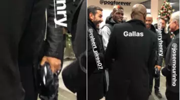 Arsenal Fans Fuming With Thierry Henry For Having Paul Pogba's Shirt After 3-1 Defeat