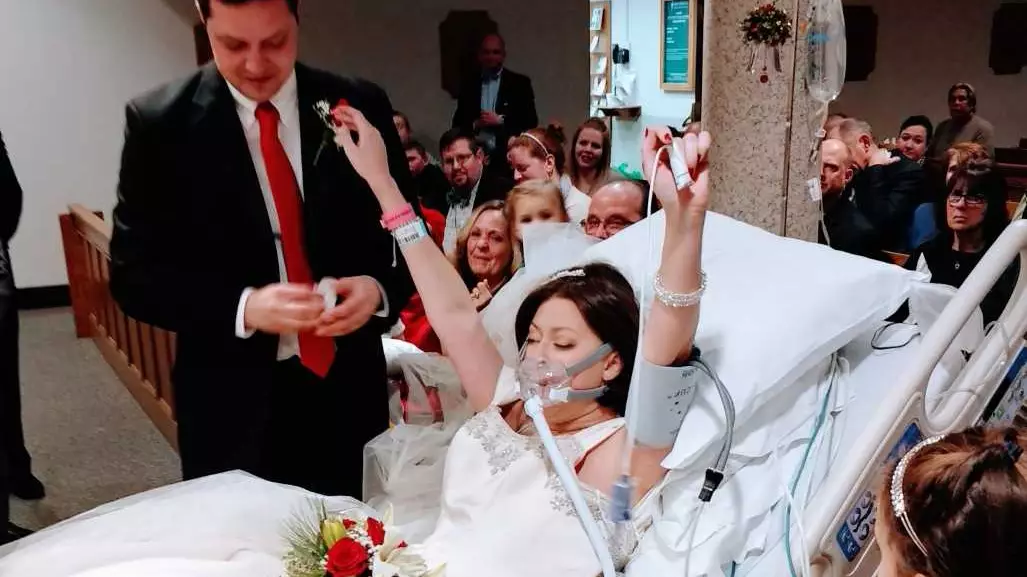 Woman's Last Words Are Her Wedding Vows As She Marries In Hospital