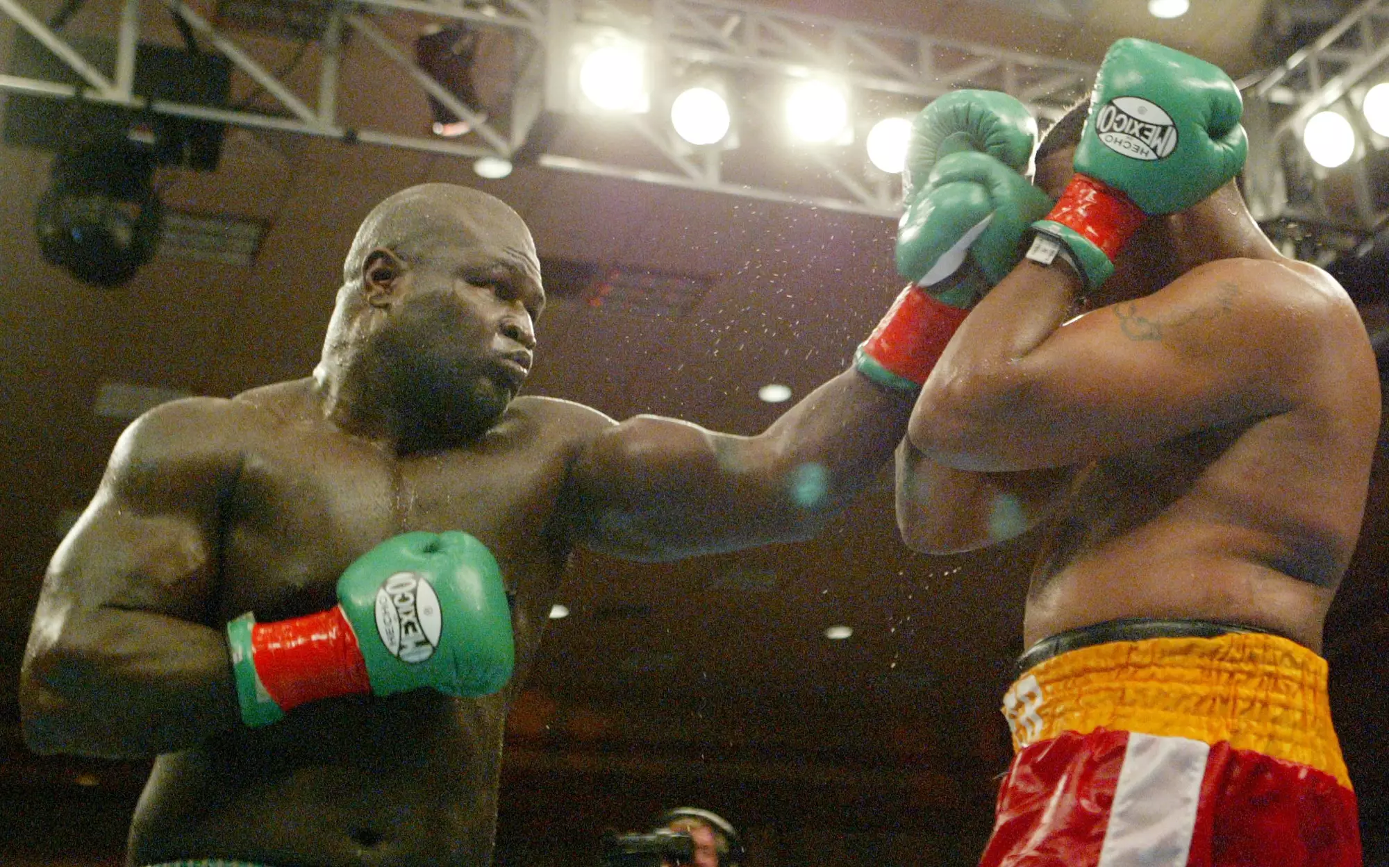 Toney in his fight against Rydell Booker in 2004. Image: PA Images