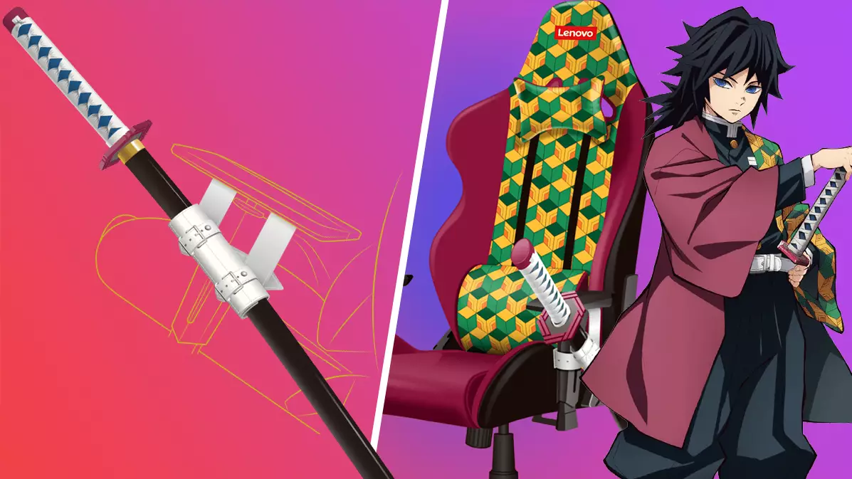New, Limited-Edition Gaming Chair Has Built-In Sword, Because Sure, Why Not