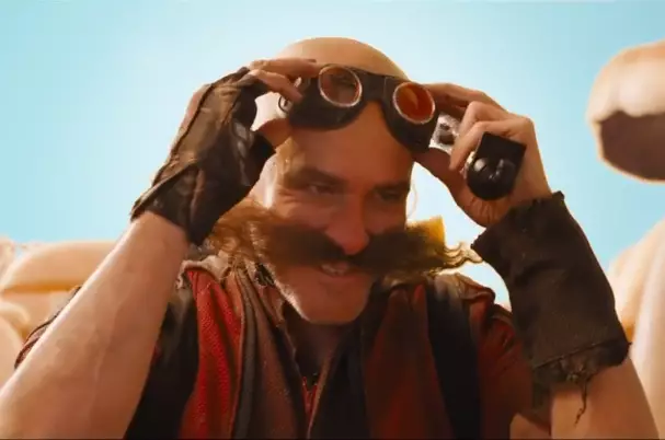 Jim Carrey as a much more recognisable Dr Robotnik.