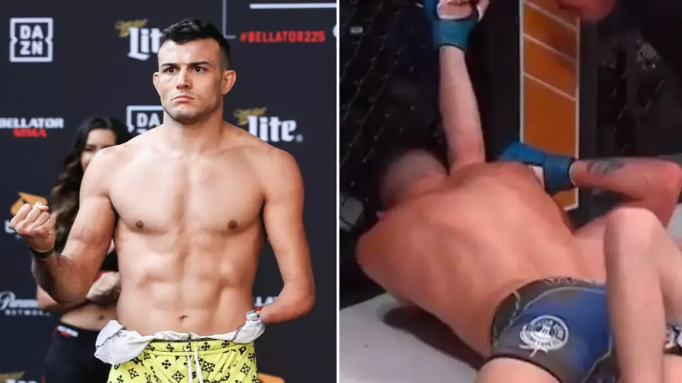 Congenital Amputee Fighter Nick Newell Pulls Off Incredible Submission To Win Bellator Debut