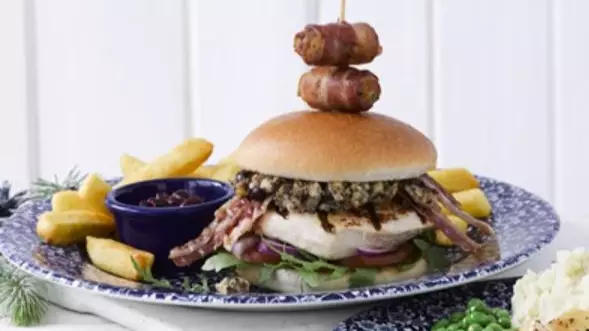 Wetherspoon Christmas Menu Includes Brie and Bacon Burger