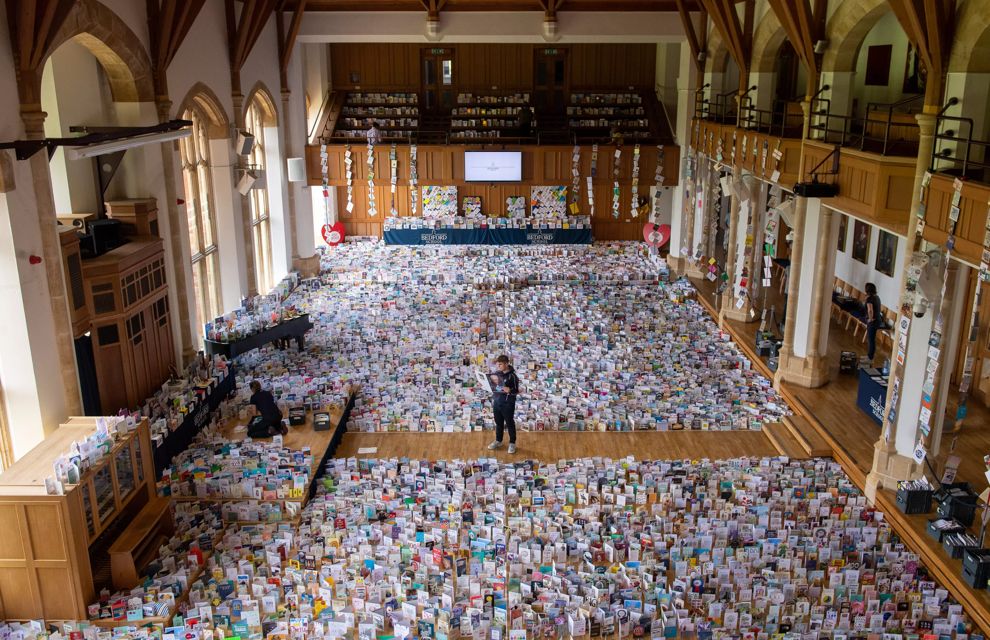 Captain Tom Moore has received 120,000 cards ahead of his 100th birthday.