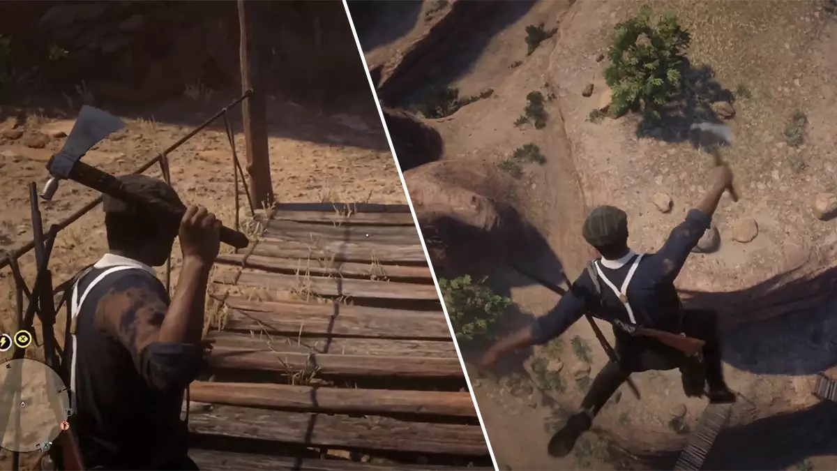 ‘Red Dead Online’ Players Are Using A Bridge To Catapult Themselves Into Space