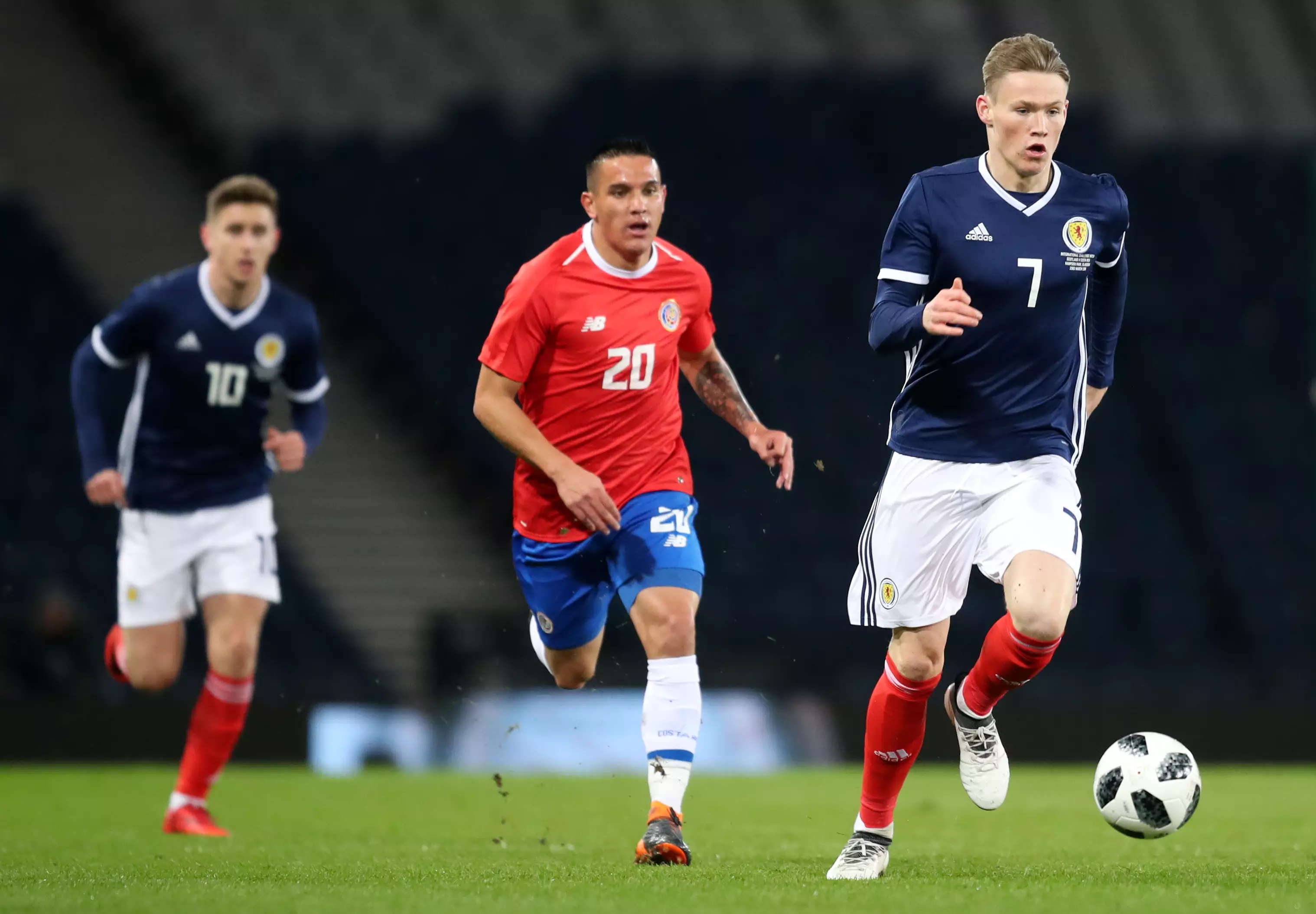McTominay's performances saw him get a debut for Scotland. Image: PA Images