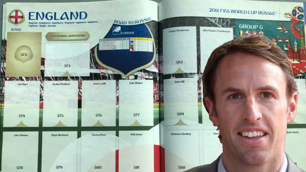 Key England Player Is Missing From 2018 World Cup Sticker Book 