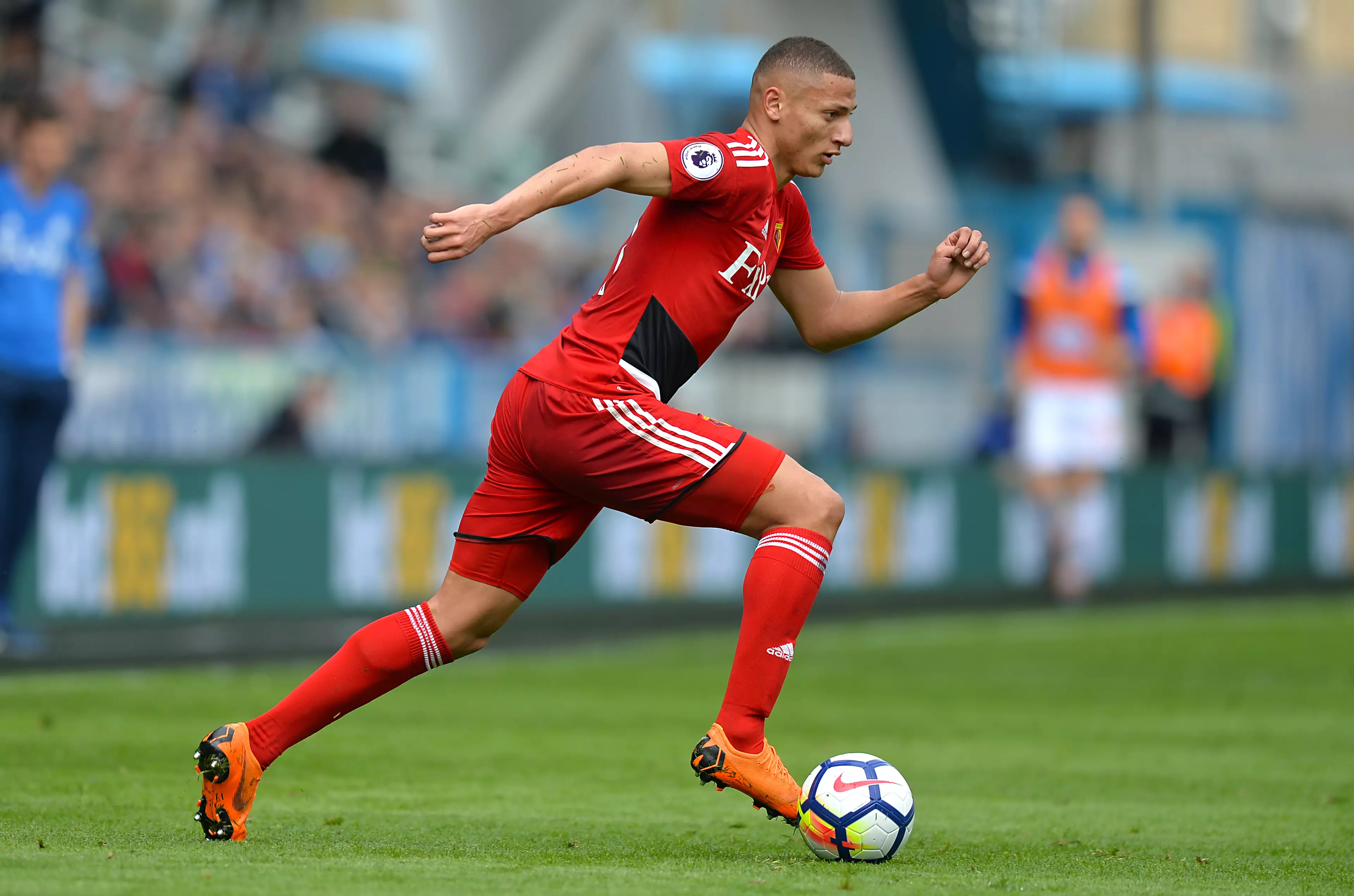 The second half of the season was a lot more difficult than the first for Richarlison. Image: PA Images