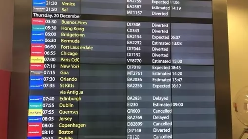 Drone Sightings Cause London Gatwick Airport Travel Disruption