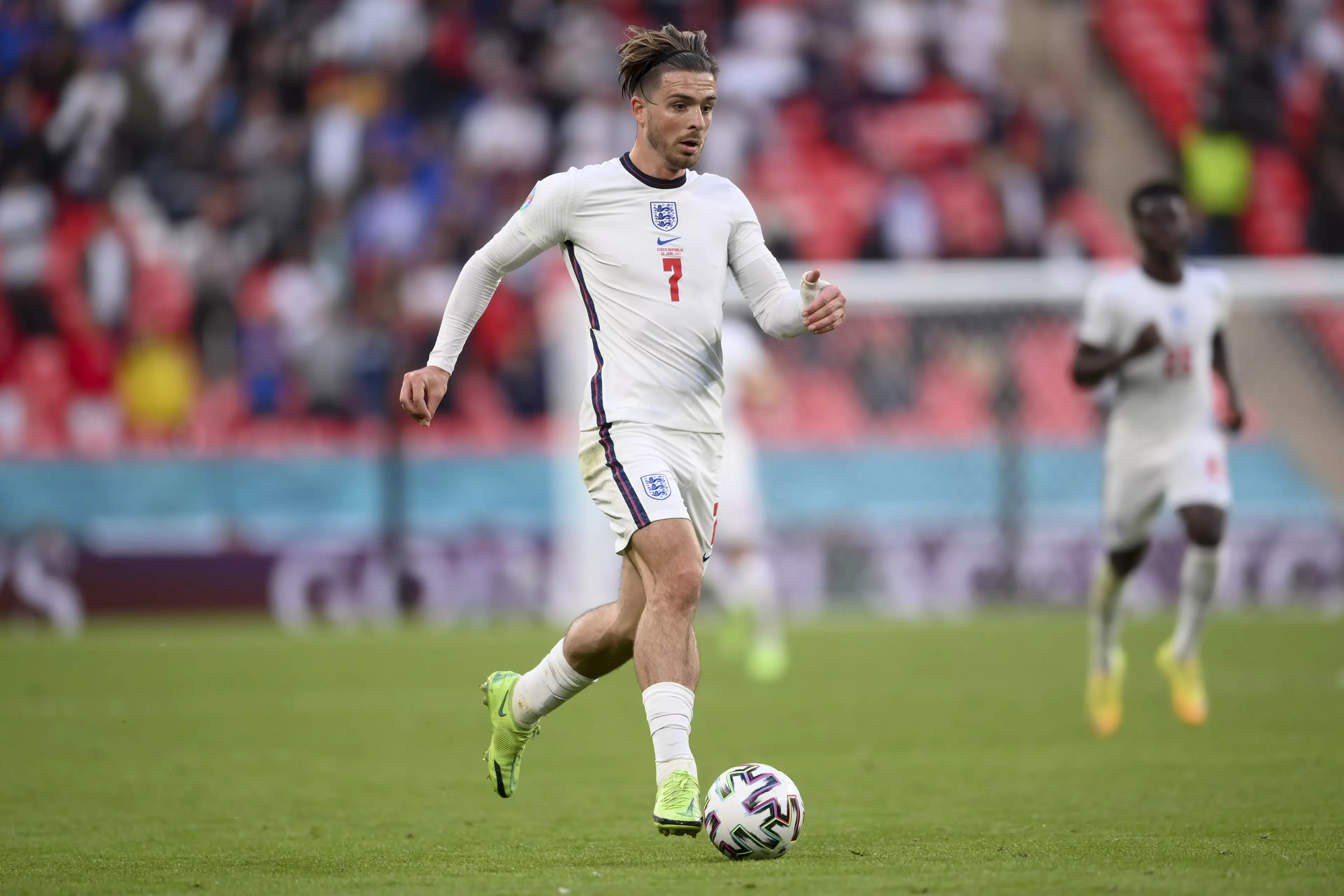 Grealish was a constant threat against Czech Republic. Image: PA Images